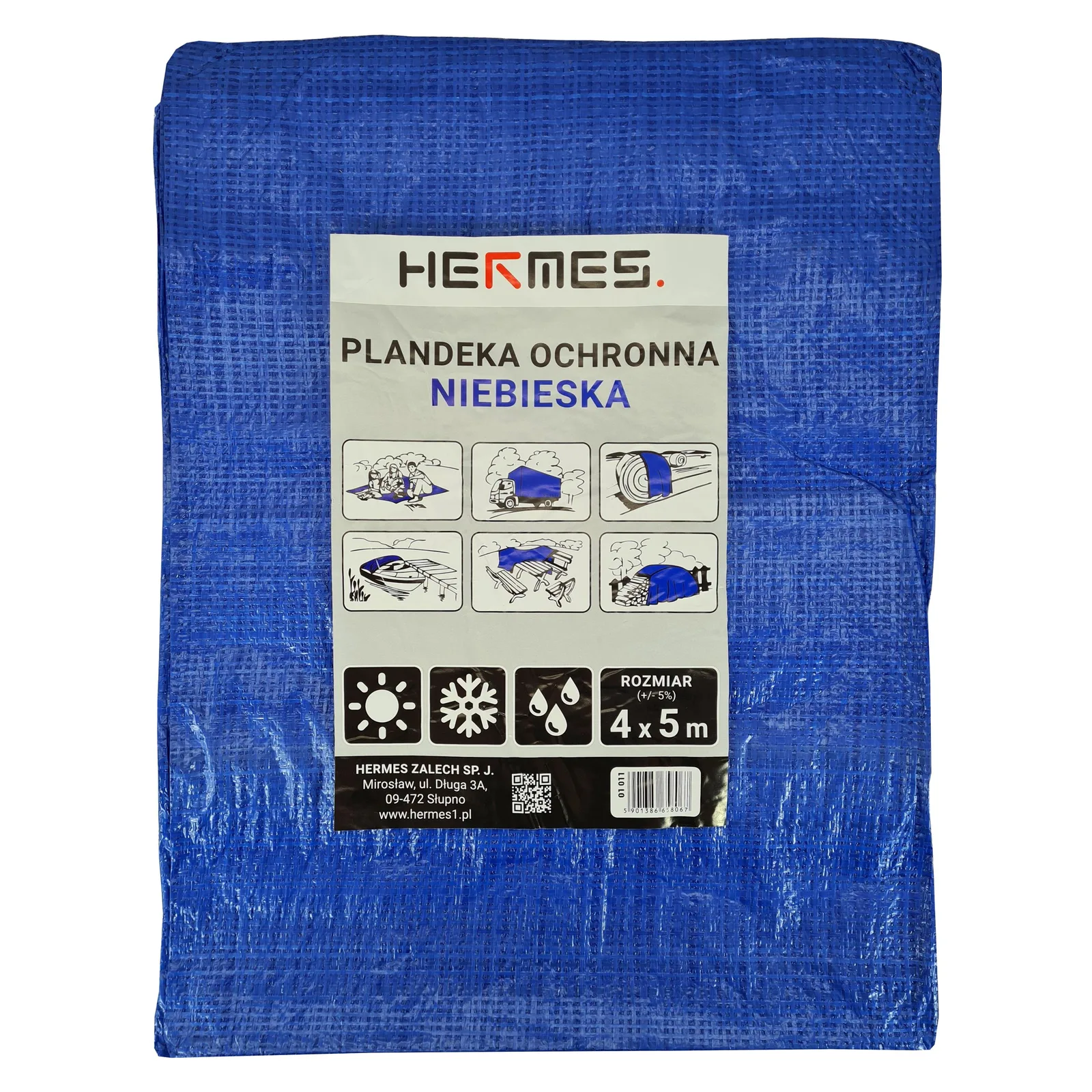 01_094_194115f8c23929936a931eb8344ce9a53de53dc2-1 Plandeka ochronna NIEBIESKA 12 x 15 m ~60g/m2 - obrazek 1