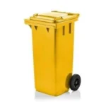Pojemnik na odpady 120L ŻÓŁTY - obrazek 3