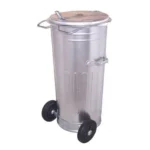 Pojemnik na odpady 110L METALOWY + KÓŁKA