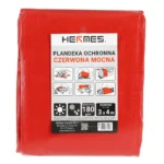 Plandeka ochronna CZERWONA  3 x 4 m  180g/m2 - obrazek 2
