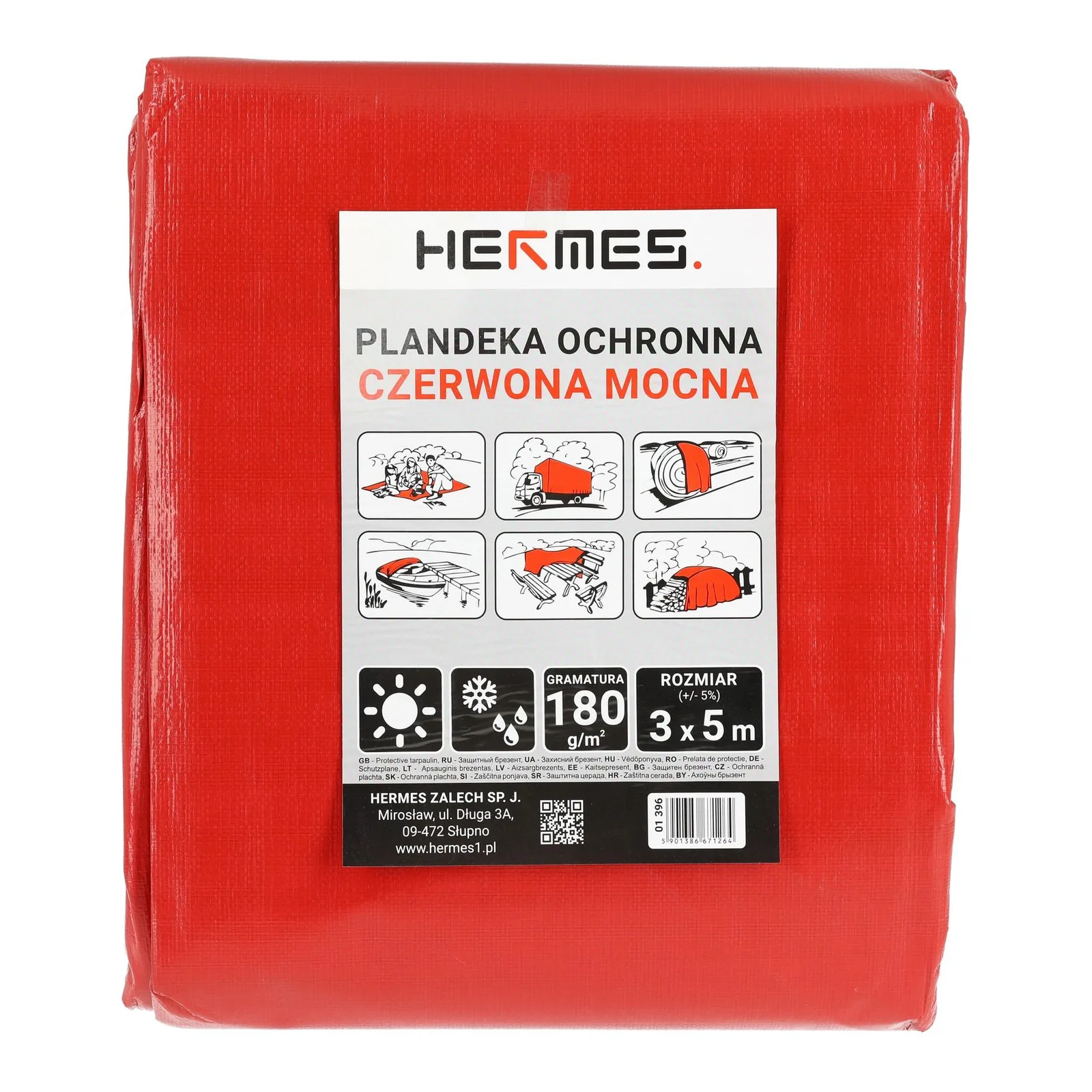 01_396_5f8191c46da0ac713a50ba31103e7a5fea6e1fb7-1 Plandeka ochronna CZERWONA 3 x 5 m 180g/m2 - obrazek 1