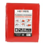 Plandeka ochronna CZERWONA 10 x 12 m  180g/m2