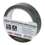 Taśma dwustronna MONTAŻ CZARNA 25mm x 1,5m - obrazek 2