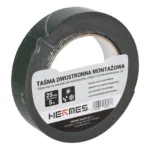 Taśma dwustronna MONTAŻ CZARNA 25mm x 5m - obrazek 2
