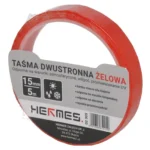 Taśma dwustronna ŻELOWA 15mm x 5m gr.1mm - obrazek 2