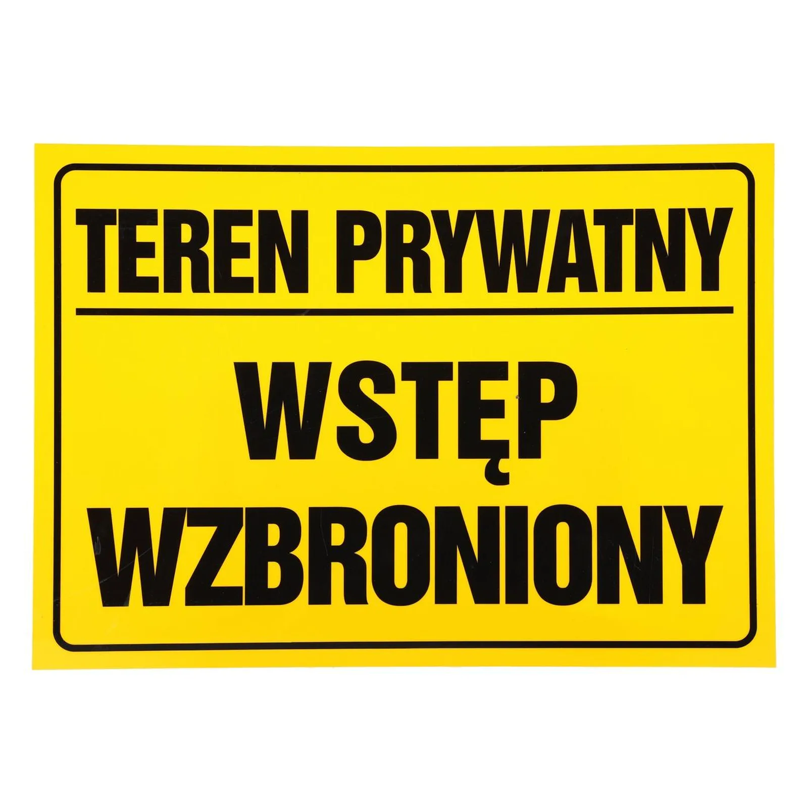 09_521_fd5bd35a6efb9ca58d0002f7173e00c316cd03e7-1 Tablica TEREN PRYWATNY WSTĘP WZBRONIONY 25x35 - obrazek 1