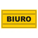 Tablica BIURO 12x22