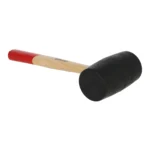 Młotek GUM. trz. drewno  0,45 kg CZARNY - obrazek 6
