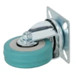 Koło do wózka OBROTOWE  75 x 21mm SZARE - obrazek 2