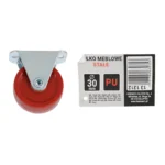 Kółko meblowe PU STAŁE 30 x 13 mm - obrazek 6