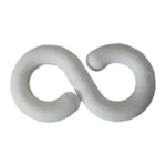 Łącznik do łańcucha "S" plastik 6 mm BIAŁY
