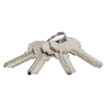 Wkładka drzwiowa mosiężna NIKIEL PREMIUM 30 x 30mm 5 kluczy - obrazek 5