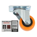 Kółko meblowe PVC OBROTOWE PROFI 50 x 24 mm - obrazek 9