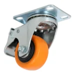 Kółko meblowe PVC Z HAMULCEM PROFI 50 x 24 mm