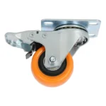 Kółko meblowe PVC Z HAMULCEM PROFI 50 x 24 mm - obrazek 3
