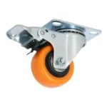 Kółko meblowe PVC Z HAMULCEM PROFI 50 x 24 mm - obrazek 7