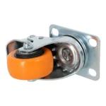 Kółko meblowe PVC Z HAMULCEM PROFI 50 x 24 mm - obrazek 9