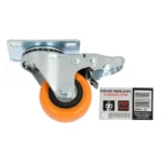 Kółko meblowe PVC Z HAMULCEM PROFI 50 x 24 mm - obrazek 10