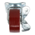 Kółko meblowe PU Z HAMULCEM 40 x 17 mm - obrazek 7