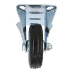 Koło do wózka STAŁE  75 x 22mm CZARNE - obrazek 2