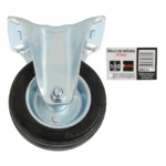 Koło do wózka STAŁE 100 x 30mm CZARNE