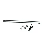 Zasuwa GARAŻOWA CZARNA 230 cm