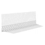 Listwa PVC okapnikowa z siatką 3m