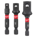 MILWAUKEE Adapter 1/4" 3/8" 1/2" ZESTAW