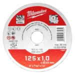 MILWAUKEE Tarcza do metalu 125 x 1,0mmContractor