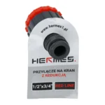 Przyłącze na kran z REDUKCJĄ 1/2"x3/4" RED LINE - obrazek 5