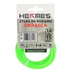 Żyłka do PODKASZARKI OKRĄGŁA 1,6mm / 15m