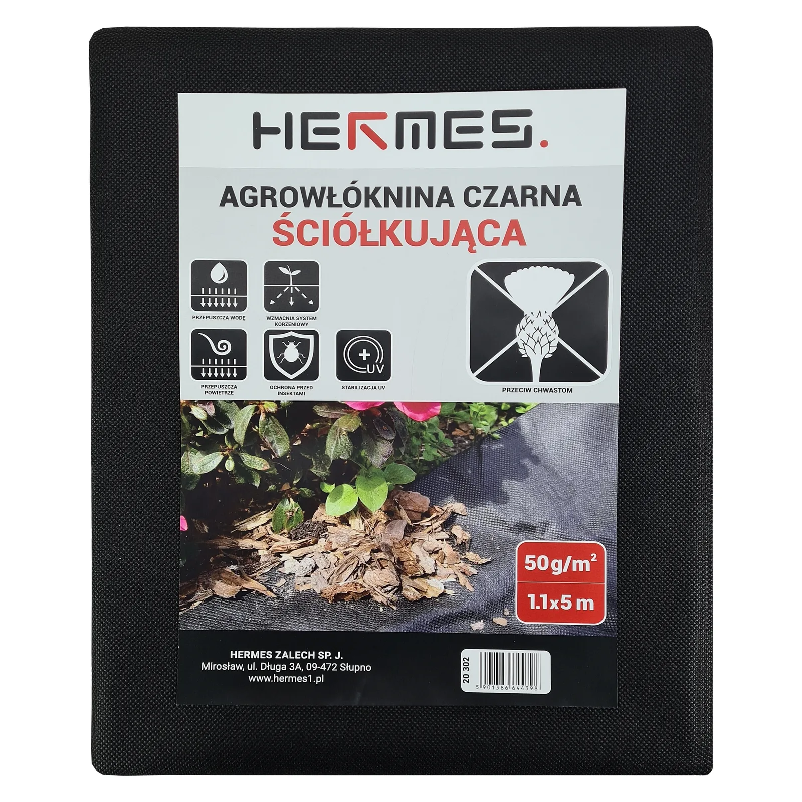 20_306_65de459089465b211afe8b23b0940a5103677145-1 Agrowłóknina CZARNA 50g/m2 3,2 x 5m - obrazek 1