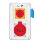 Rozdzielnica ele.1x16/5; 1x250V; 1xL/PIP 44 KOMPAKT