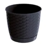 Doniczka z pod. RATOLLA GRAFIT fi 14,5cm wys. 13cm