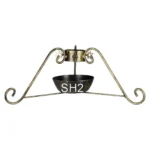 STOJAK POD CHOINKĘ  SH2 fi 10cm 22x62cm  SREBRNY