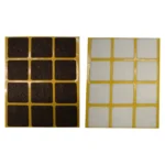Podkładki filcowe KWADRAT. 20x20mm BIAŁE (20 szt.)