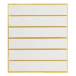 Podkładki filcowe PODŁUŻNE 92 x 16mm BIAŁE (6szt.) - obrazek 2