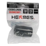 Odbojnik GUM. szer.30 mm/wys.25 mm CZARNY (2szt.)
