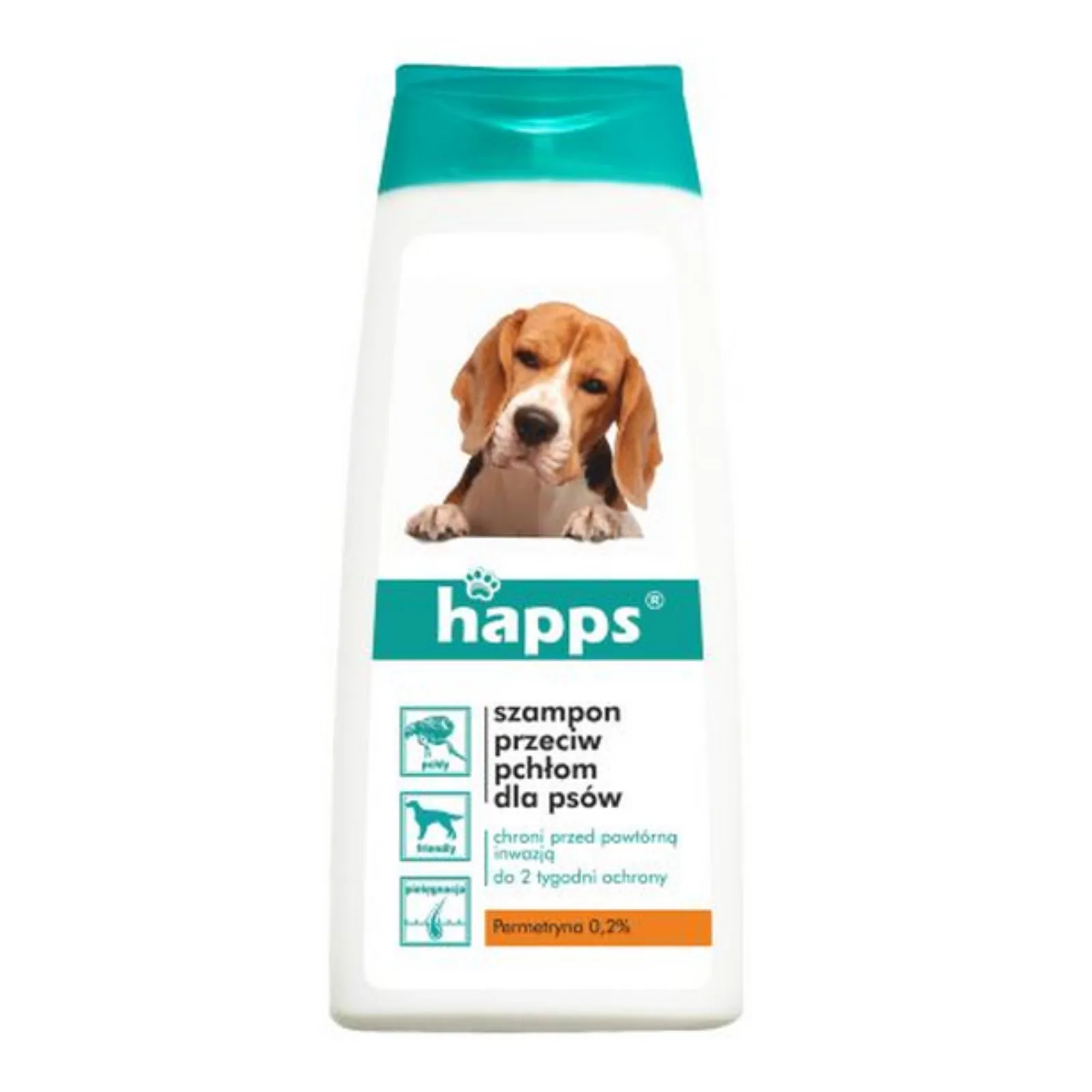27_100_7aa6ac162a8f18ce465f1fa9c84559368fe168ca-1 HAPPS Szampon dla psów PCHŁY i KLESZCZE 250ml - obrazek 1