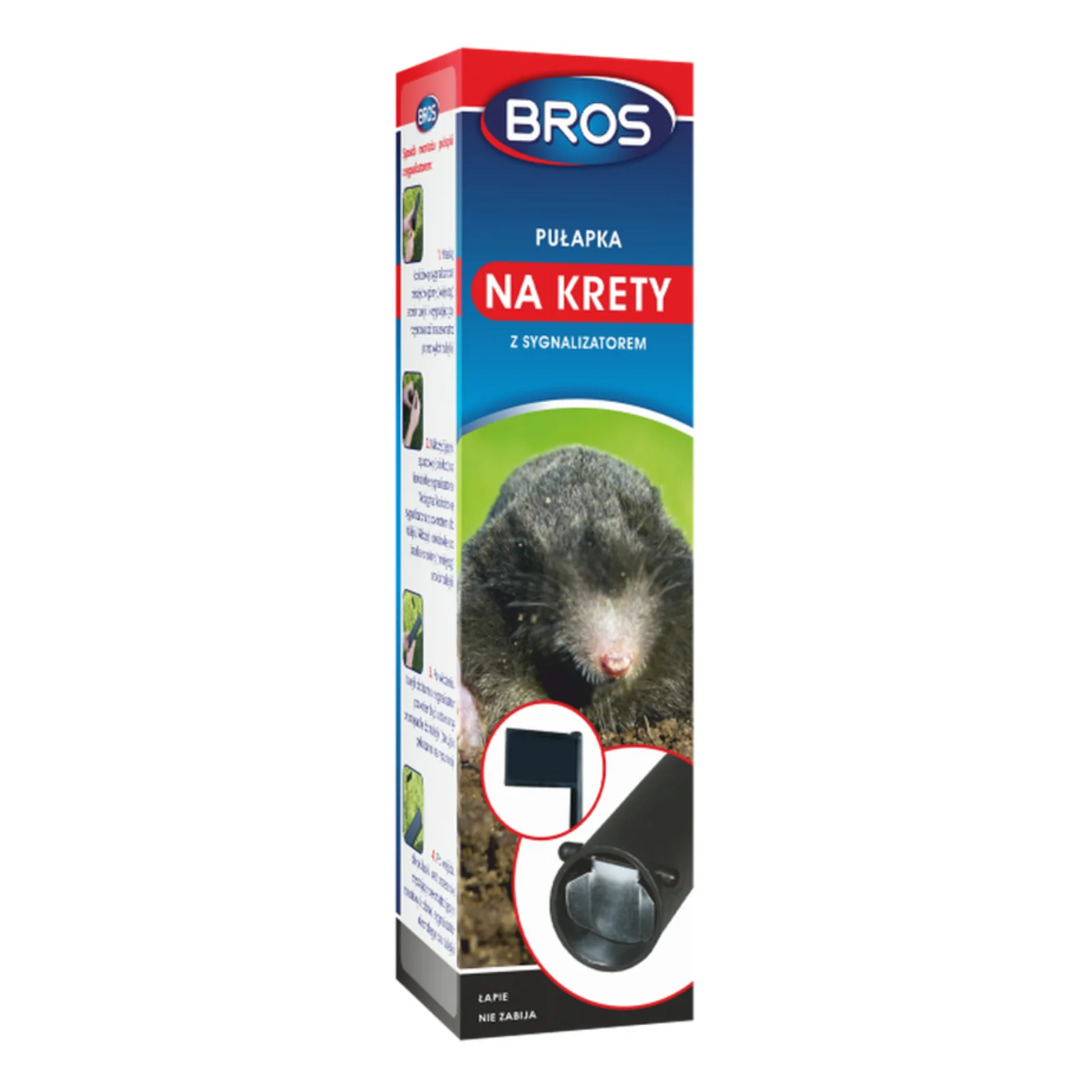 27_104_76c186ea5104aaeeae8511abaf7ecc3a33c90dc0-1 BROS Pułapka na KRETY z sygnalizatorem - obrazek 1