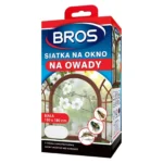 BROS Siatka na okno BIAŁA 150x180